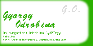 gyorgy odrobina business card